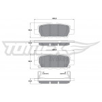 TOMEX Brakes Bremsbelagsatz, Scheibenbremse